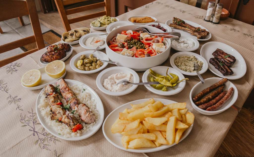 Cypriot-Meze-at-Meze-Taverna-Restaurant-Limassol
