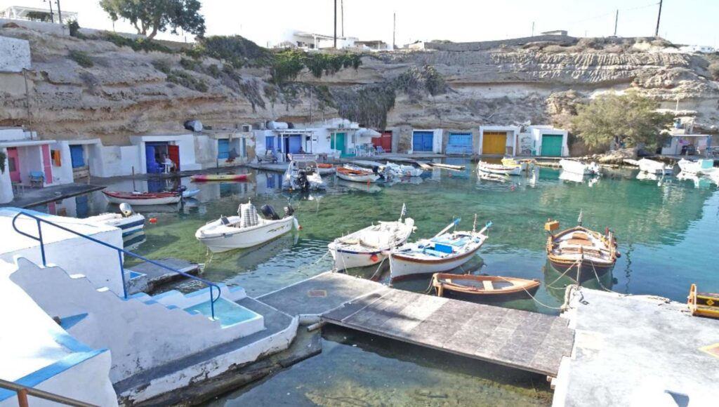 Mandraki Harbor, Milos Island