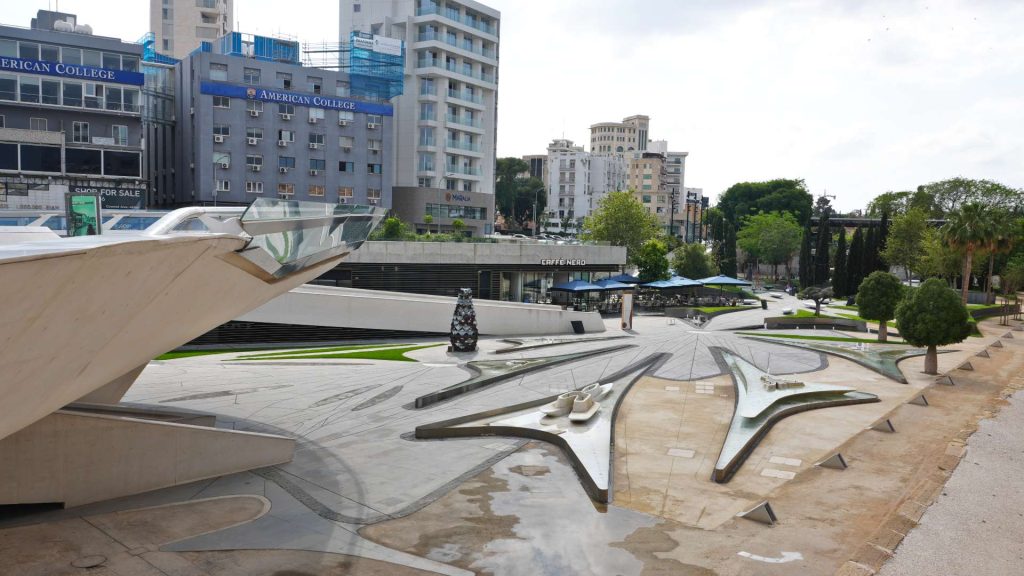Eleftherias Square—showcases what things to do in Nicosia Cyprus for visitors and locals alike.