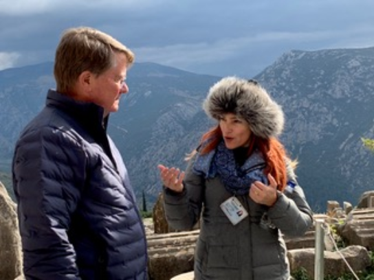 Dr Elena Sulioti in Delphi