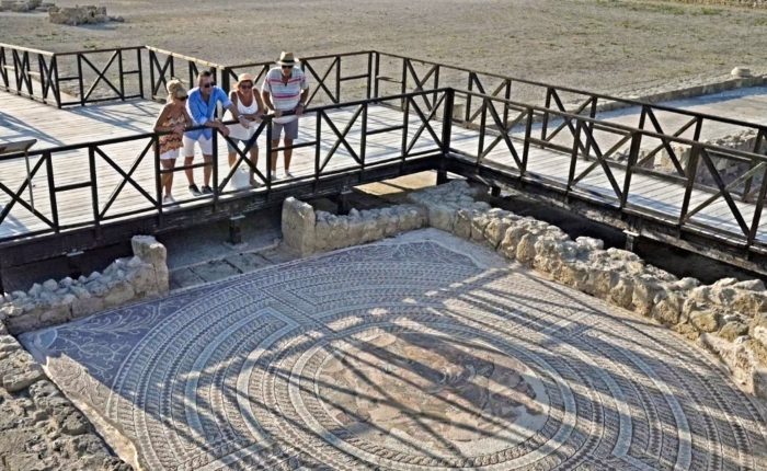 Take Me To Europe Tours Cyprus Tour guests at Nea Paphos