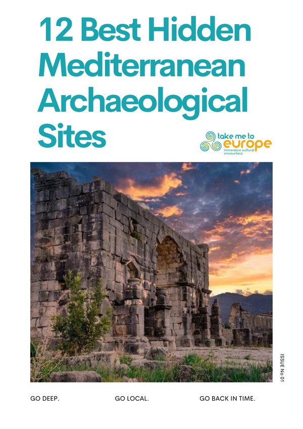 Cover of the free guide: 12 Best Hidden Mediterranean Archaeological Sites